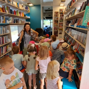 OBISK NOVEGA BIBLIOBUSA