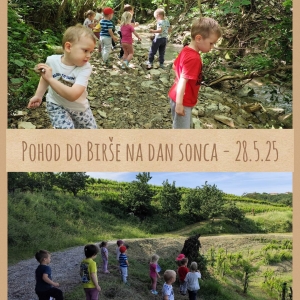 DOPOLDNE V NARAVI V SKUPINI MEDVEDKI