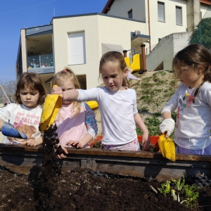 Dišeča zelišča v našem vrtcu