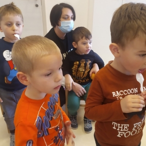 Tradicionalni slovenski zajtrk v skupini Pikapolonice Tradicionalni slovenski zajtrk v skupini Pikapolonice