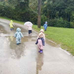 Mali medo v roza igralnici