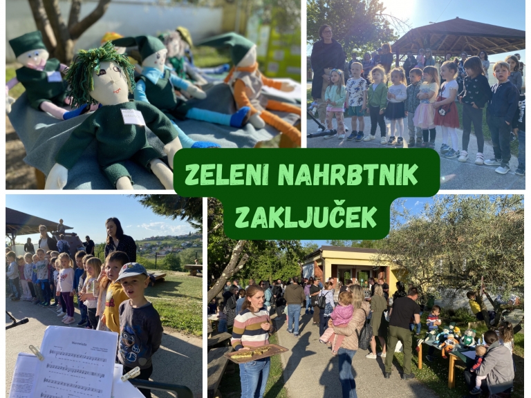 Zaključek projekta Zeleni nahrbtnik v vrtcu Dobrovo